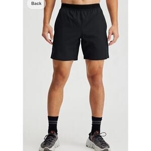 Fabletics Men's The Fundamental Short Unlined Workout Running Black Sz M